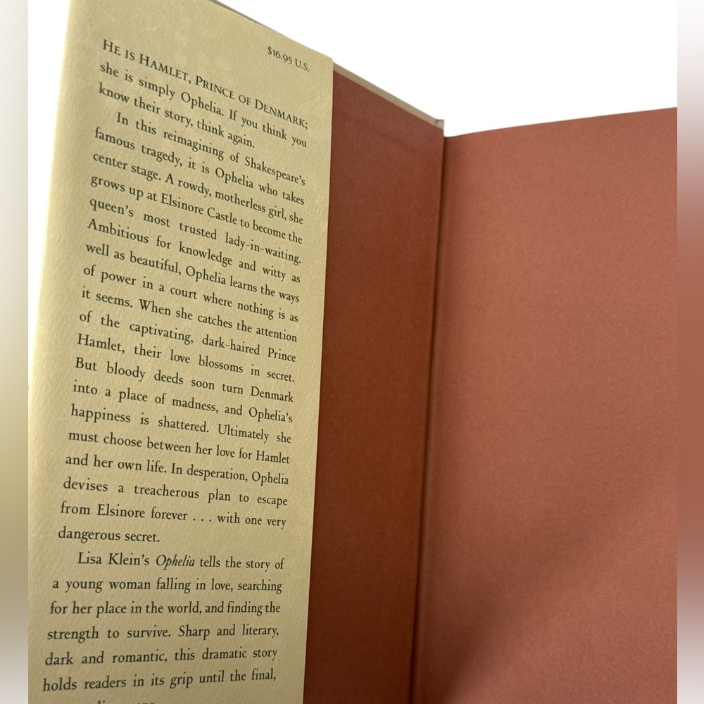 Ophelia by Lisa Klein Hardback Book - Picture 2 of 5